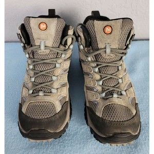 Merrell Womens Moab 2 Granite Waterproof Hiking Boots Gray Size 7.5 - J06054